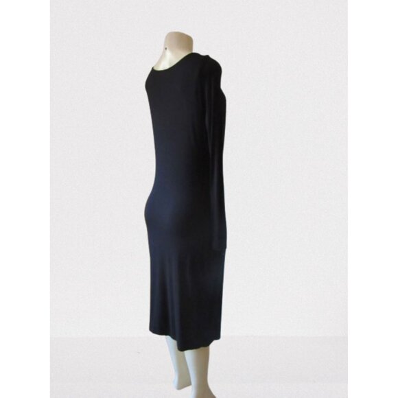 New w Tags, Peruvian Connection Black Jovel Dress w Detachable Lining in Sz M - Picture 5 of 8